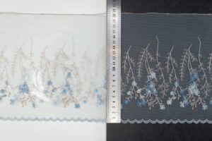 Кружево на сетке N619правая